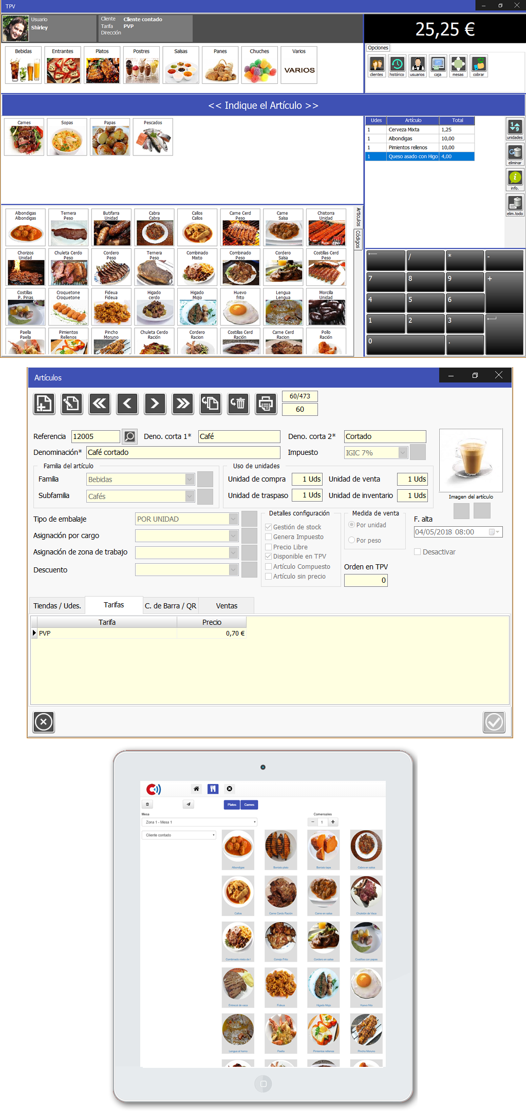 En Caja Amiga puedes configurar y ordenar los productos por categoría